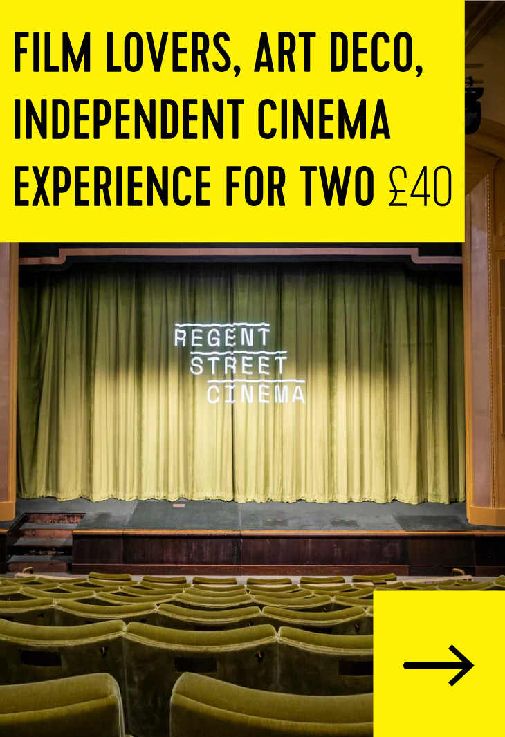 Film Lovers, Art Deco, Independent Cinema Experience for Two £40