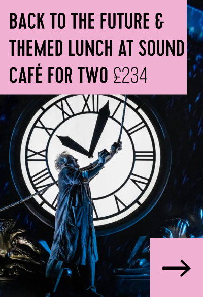 Back to the Future & Themed Lunch at Sound Café for Two £234