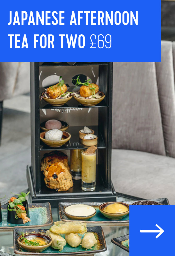 Japanese Afternoon Tea for Two at Sanctum Soho Hotel £69