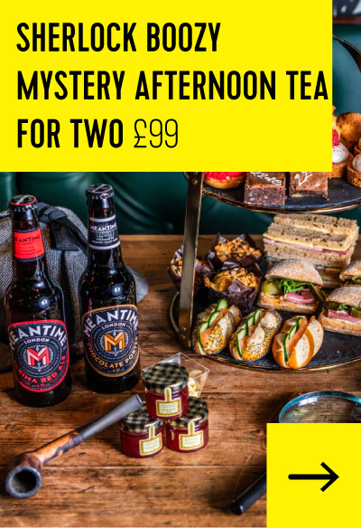 Sherlock Boozy Mystery Afternoon Tea For Two £99