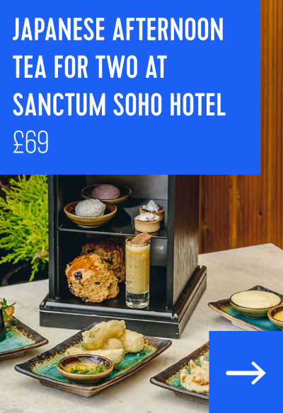 Japanese Afternoon Tea for Two at Sanctum Soho Hotel £69