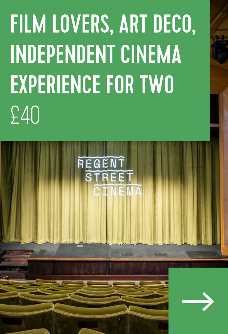 Film Lovers, Art Deco, Independent Cinema Experience for Two £40